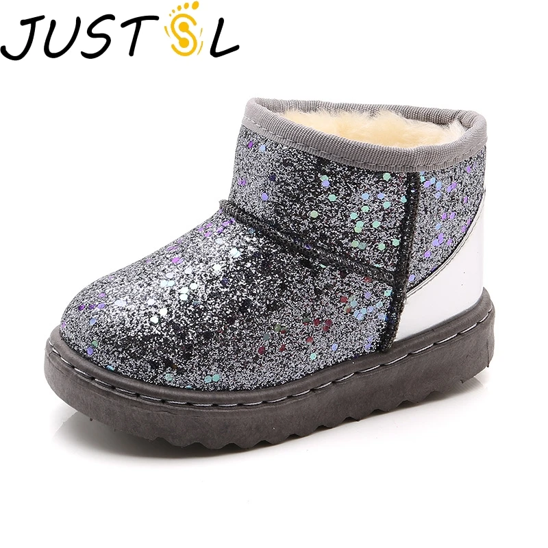 

Winter Children's Comfortable Keep Warm Boots Kids Wild Flat With Boots Boys Girls Non-slip Snow Cotton Boots