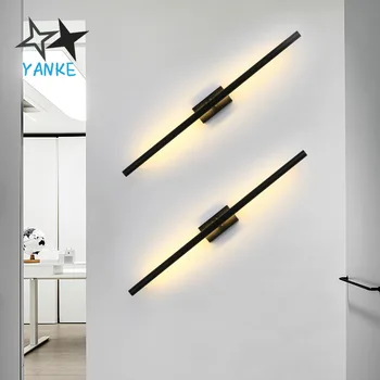 

Minimalist Strip Wall Lamp Modern Minimalist Nordic Living Room Background Wall Bedroom Bedside Hotel Corridor Aisle LED Light