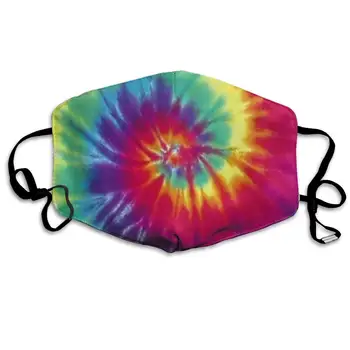 

Mouth Mask Colorful Tie-Dye Print Masks - Breathable Adjustable Windproof Mouth-Muffle, Camping Running for Women and Men