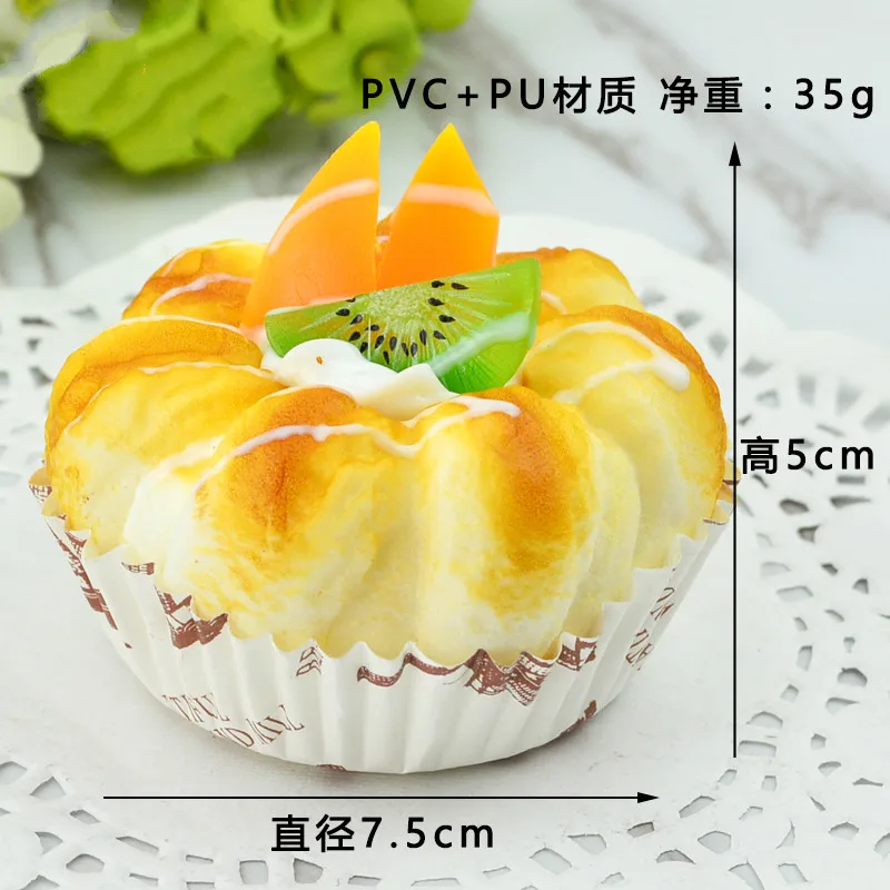 1pcs Artificial Simulation Fruit Cake Home Decoration Window Display Party Photography Props Valentine's Day Wedding Decortion food model food photography props kitchen food toys fake food prank toys