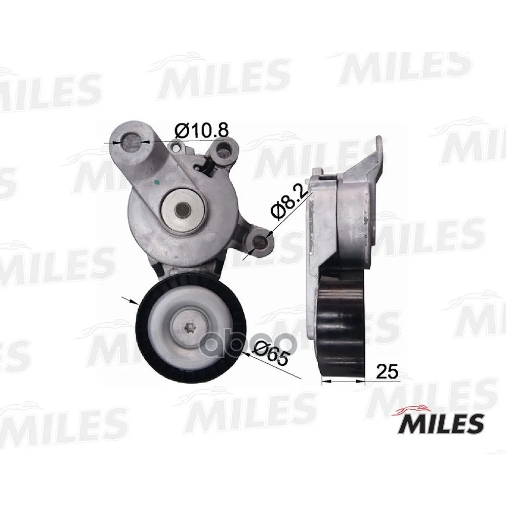 Натяжитель Ремня Приводного Vag Bag/Blf/Blp/Caxa/Caxc/Cmsa/Bts/Bln Ag00073 Miles арт. AG00073
