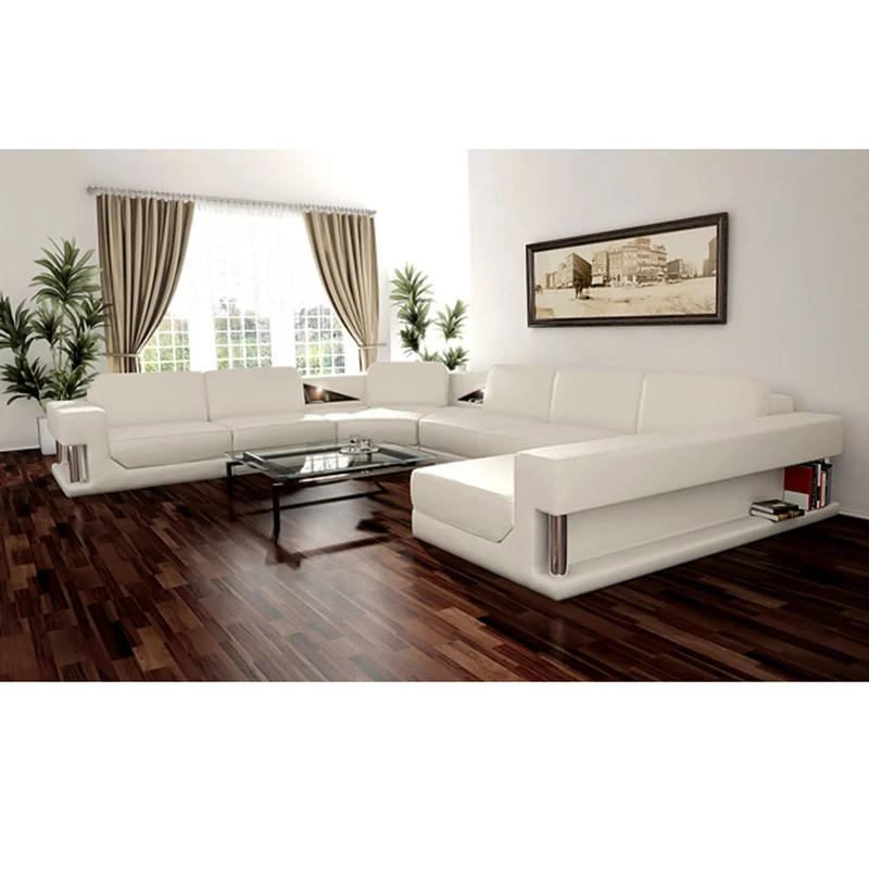ruang tamu sofa set sofa sudut sofa kulit asli sectional sofa l bentuk desain yang unik muebles de sala moveis untuk casa