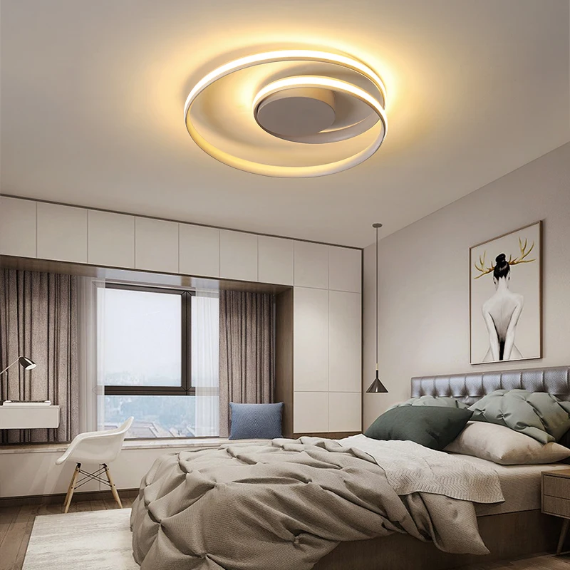 

Led Ceiling Overhead Lamp for Bedroom Living Room Dining Creative Black Chandelier in the Kitchen Home Lighting Design