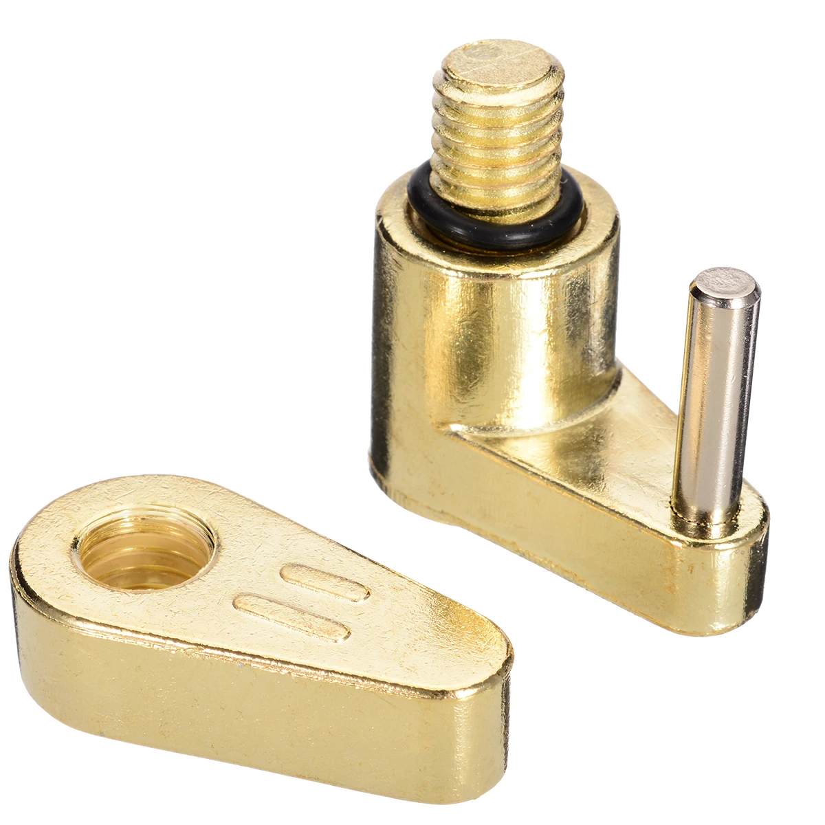 Mayitr 1set Trailer Coupler Padlock Solid Brass Trailer Locks For Hitch Security Protector Theft Protection Tool