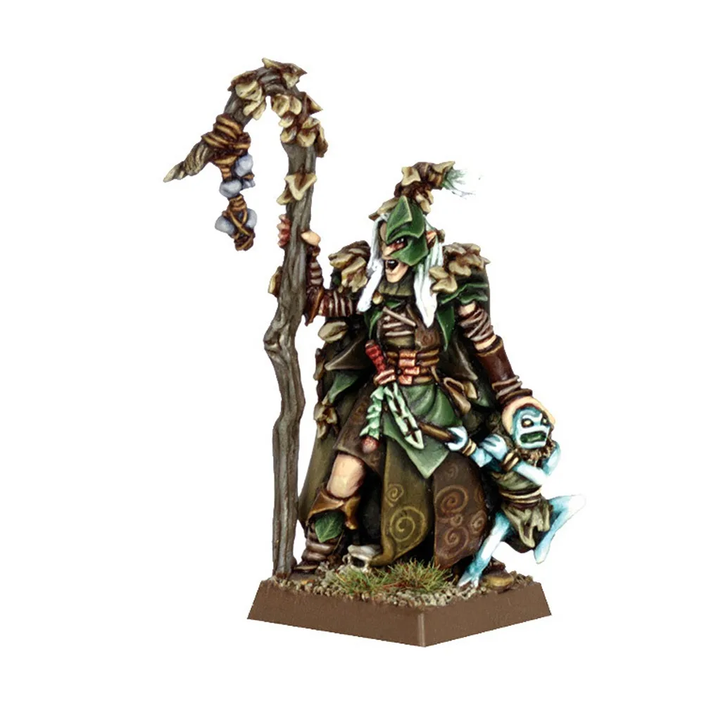 

Wood Elf Male Spellsinger with Staff metal