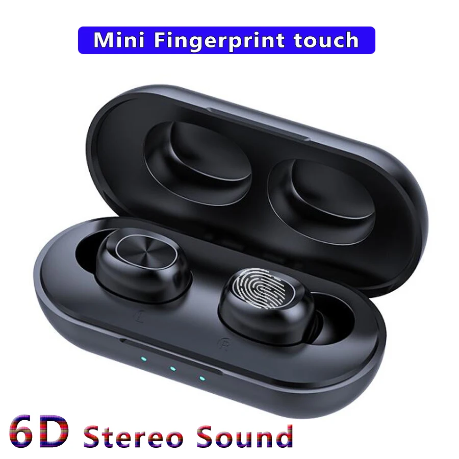 

B5/B9 TWS 5.0 Bluetooth Wireless Earphone Touch Control 6D Stereo Earbuds Bass Handsfree Headset With microphone charging box