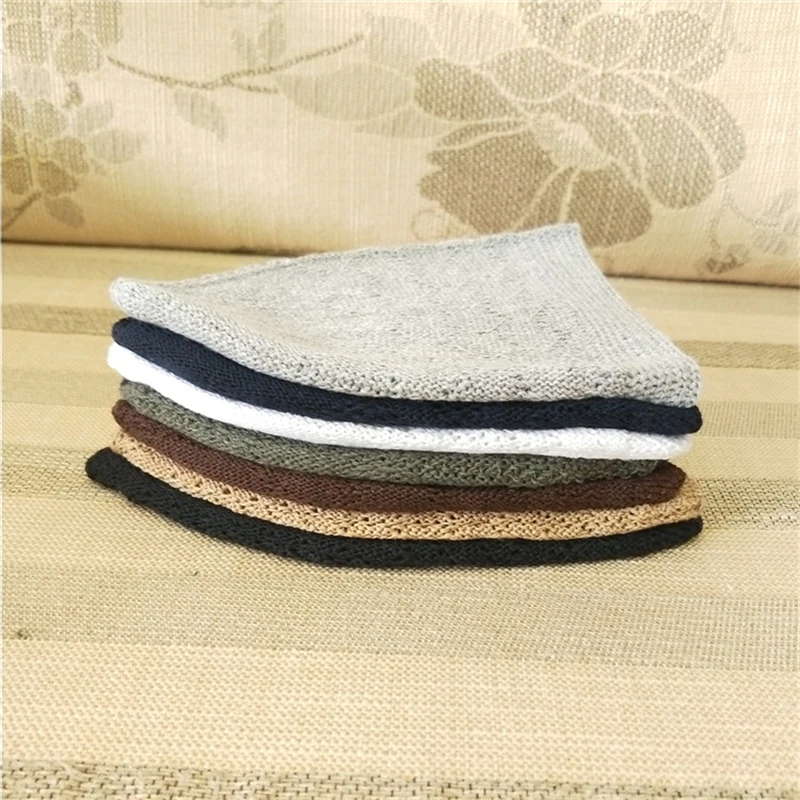 Gorro Beanie Hat Turkish Muslim Men Women Islamic Kufi Taqiya Takke Peci Skull Cap Prayer Saudi Arabia Black White Gray Knit - Image 6