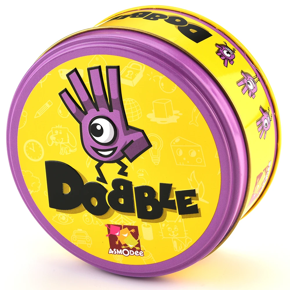Карточная игра Dobble 55 Классическая железная коробка порт Go кемпинг хип-хоп