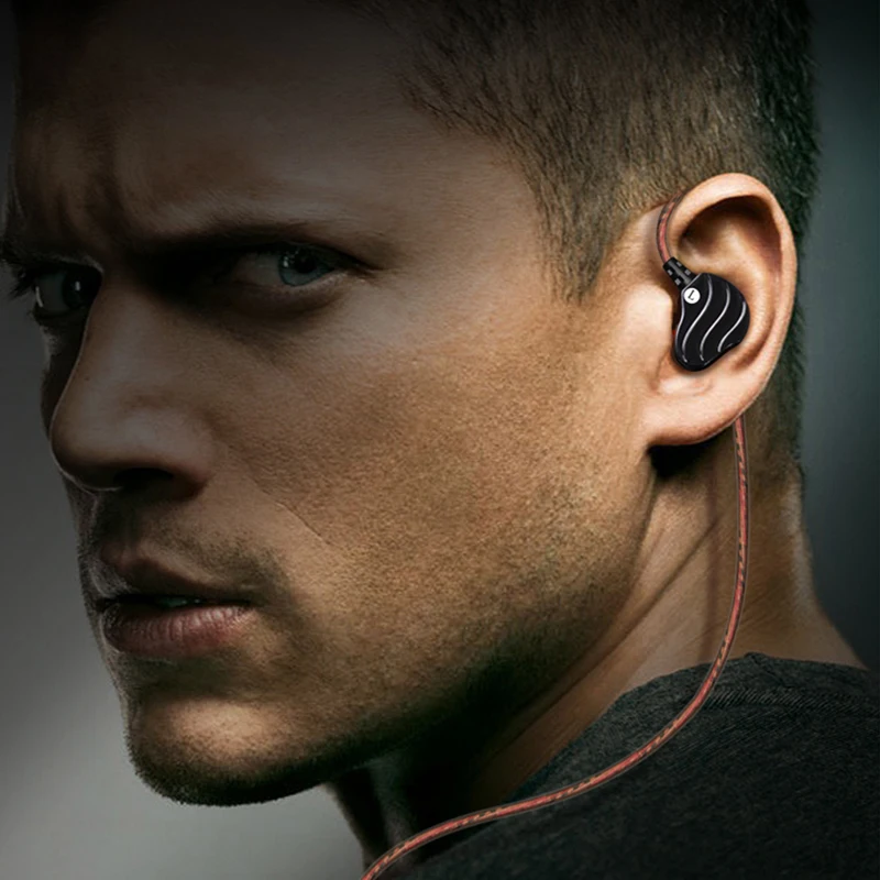 LOPPO D1 Zebra crossing Wired earphone in ear high quality Quad core double moving coil Sport Earphone Jack 3 5mm for Xiaomi
