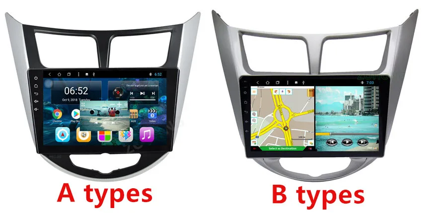 Discount PIP Octa Core 2+32Gb for Hyundai Solaris Accent CAR radio multimedia video player CAR gps navigation Android 8.1 autoradio WIFI 1