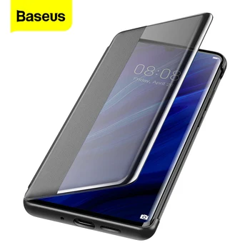 

Baseus Smart View Flip Case For Huawei P30 Pro Coque Full Protective Leather Flip Cover Back Cover For Huawei P30 P30Pro Fundas