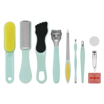 

10pcs of One Set Portable Pedicure Tools Durable Foot Scraper Useful Foot Rub Plate Dead Skin File Practical Foot Grinder for Ho