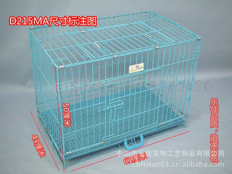 Lejia dog cage cat cage rabbit cage guinea pig hamster cage folding pet iron cage dog cat bold