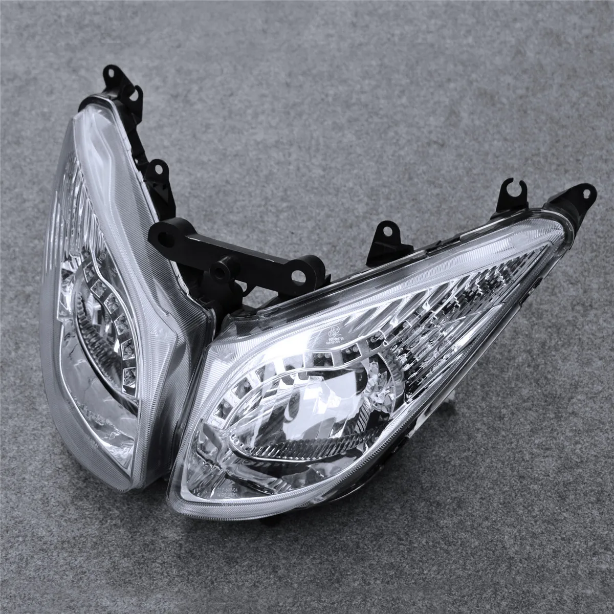Передние фары мотоцикла фары подходят для tmax 500 Tmax-500 XP500 2008-2011 2009 2010 - Цвет: without led