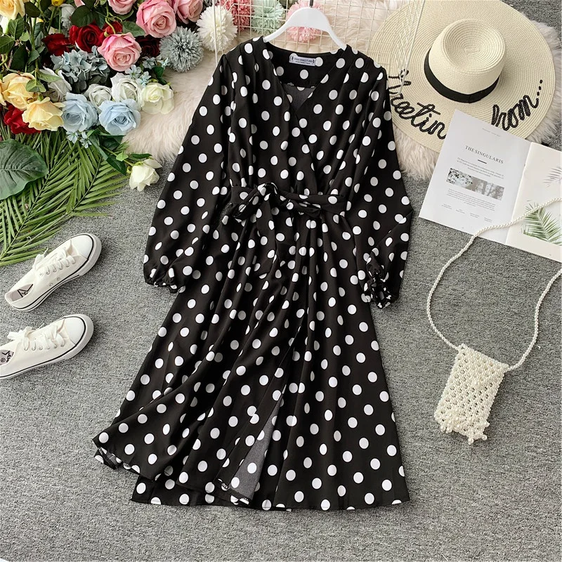 2019 Новый Осенний Boho Пляж Платье Женщины С Длинным Рукавом Тонкий V образным
