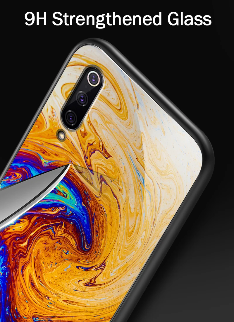 Чехол из закаленного стекла для Xiaomi 5X6X8 9 SE A1 A2 Lite антидетонационный мягкий Кап для Redmi Note 4x 5A 6 7 Pro Prime Жесткий Бампер Чехол