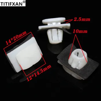 

20pcs Auto wheel arch fender trim panel plastic fastener clips for Honda CRV Spirior