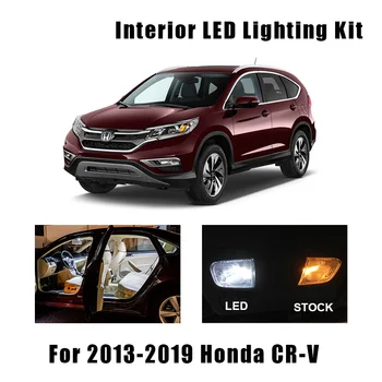 

12 Bulbs White Interior LED Car Map Dome Light Kit Fit For 2013-2016 2017 2018 2019 Honda CR-V Cargo Mirror License Lamp