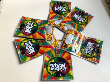 

Nerdz Candy Bags Rainbow Mylar Bags Local Medicated Edibles Smell Proof Bags oxHCf