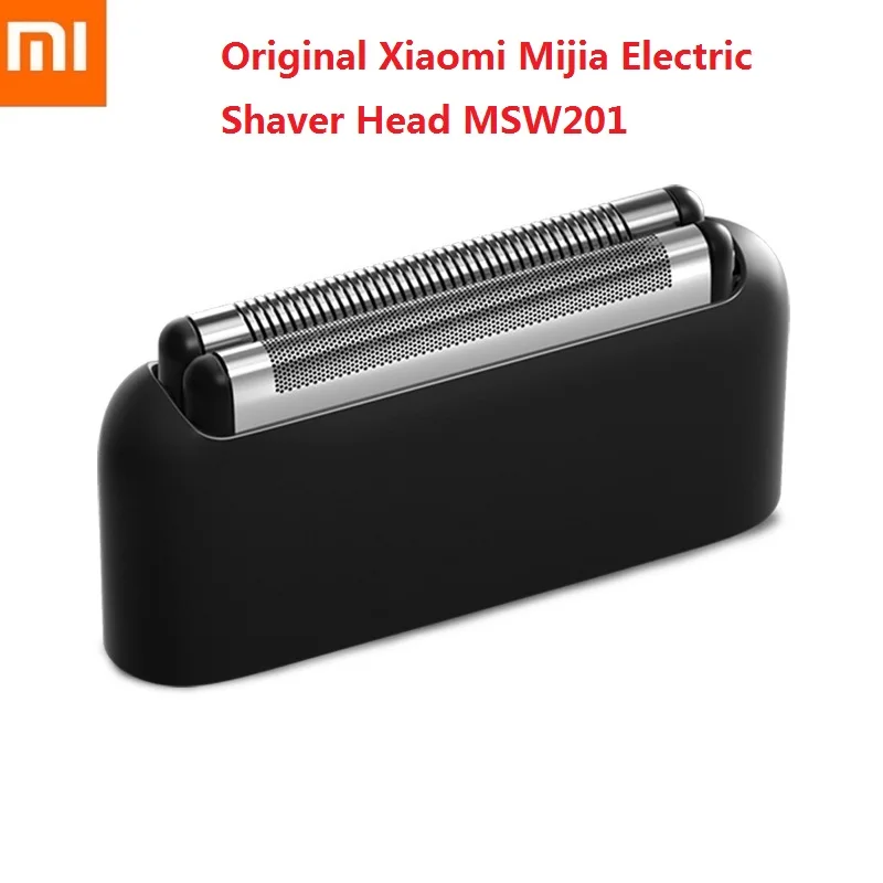 Черный Оригинальная головка электробритва Xiaomi Mijia MSW201 бритвенная головка eciprocating Dual bladeroplace бритвенная головка - Цвет: Черный