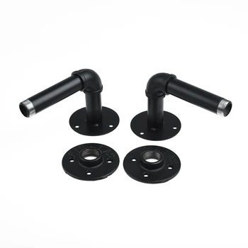 

Partition Iron Pipe Flange Sheet Wall mounted Hanger Space saving Vintage