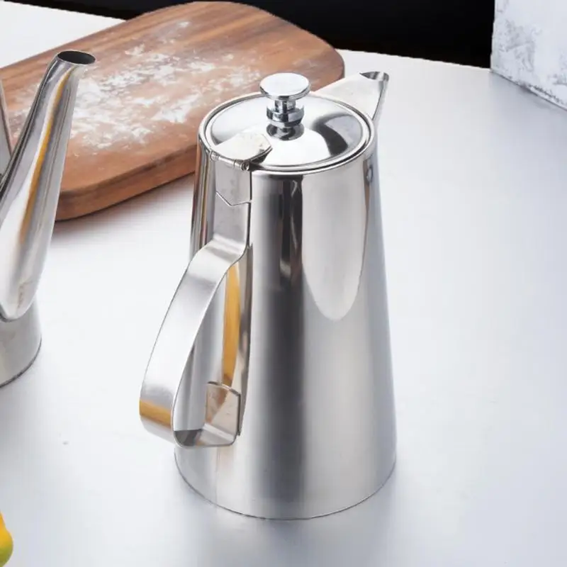 1.5L чайник для кофе из нержавеющей стали, ручной чайник для ресторана ...
