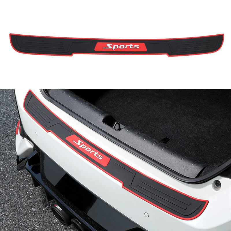 

Upgrade Car Universal Trunk Protective Strip Anti-collision Anti-scratch Strip Threshold Protective Sticker PVC Soft Silicone