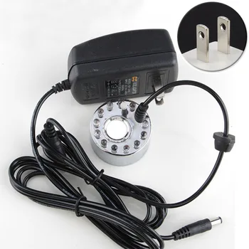 

12LED Ultrasonic Mist Maker Light Fogger Water Fountain Pond Vase Air Humidifier