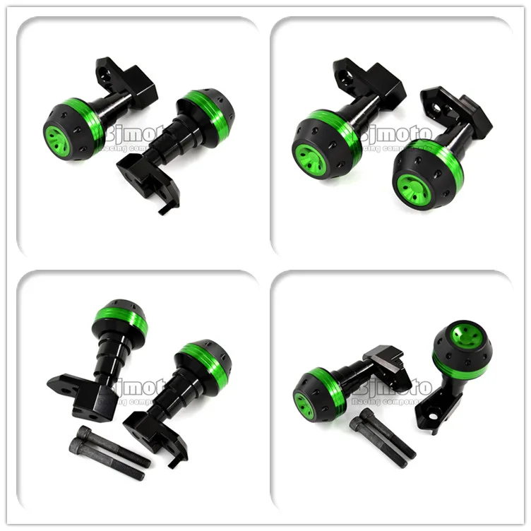 Краш колодки Защита от падения для Kawasaki Z1000 Z 1000 2013 аксессуары CNC двигатель протектор Боковая Рама слайдер