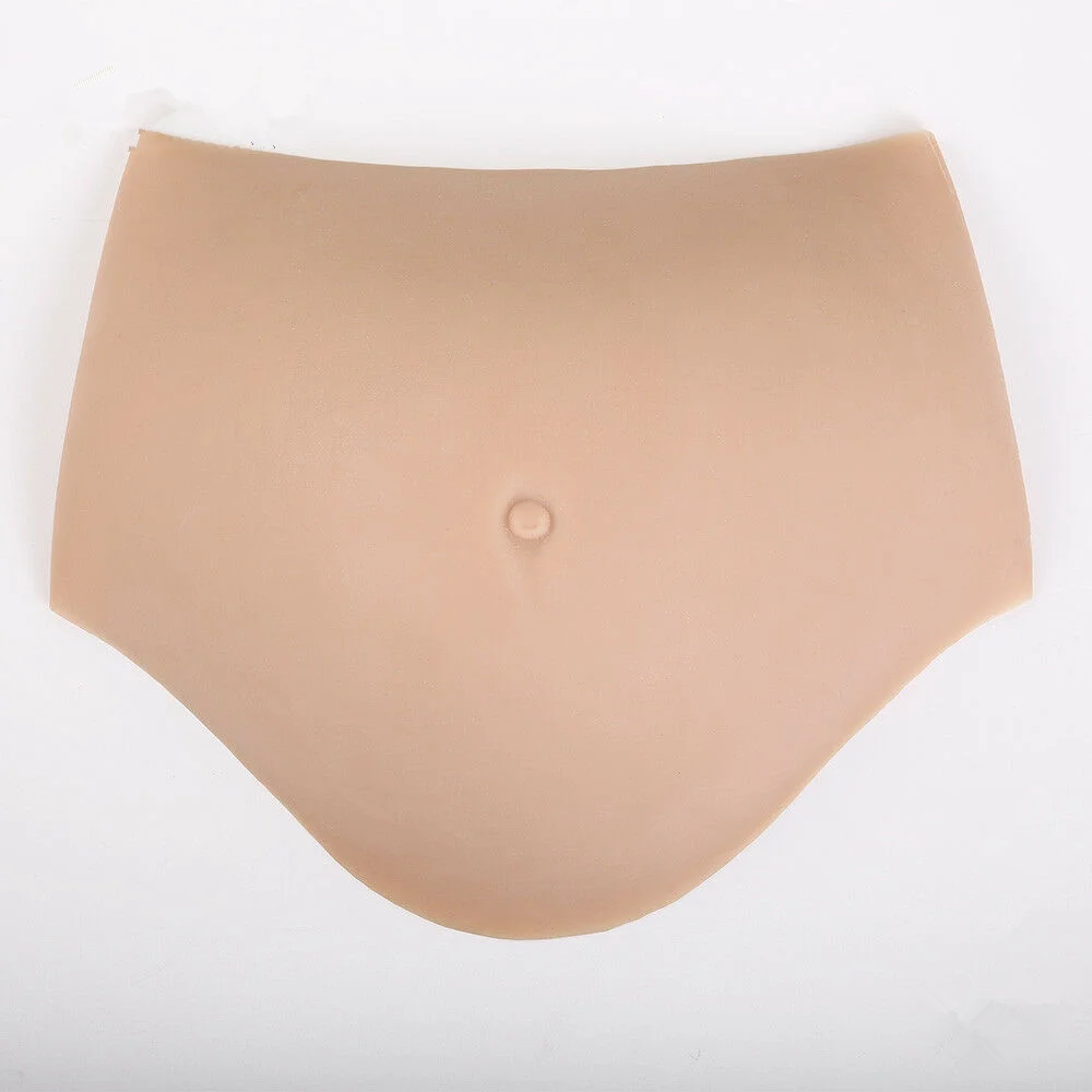 Silicone Artificial Belly 8-10 Months Tummy Fake Belly Realistic Pregnant 2500g