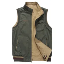 Стиль мужской уличный жилет мужская одежда фотография путешествия двусторонний жилет одежда Чистый хлопок пальто 8523