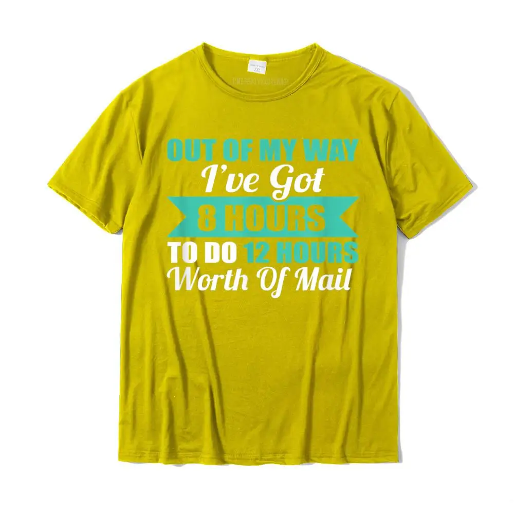 Short Sleeve Tops T Shirt Crewneck 100% Cotton Men Top T-shirts Europe Simple Style Tops Shirt Prevailing Drop Shipping Postal Worker Postal Service Funny Gift idea for men women T-Shirt__25775 yellow