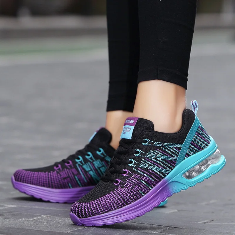 Женская обувь для тенниса; спортивная обувь для фитнеса; дышащие кроссовки туфли; большие размеры 35-42; Уличная Повседневная Спортивная обувь; tenis feminino