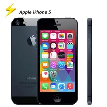 Apple – Smartphone iPhone 5 d'occasion débloqué, téléphone portable, Dual core, 16/32/64 go de ROM, Wifi, 8mp, IOS 6, 4.0 pouces, 3G, GSM