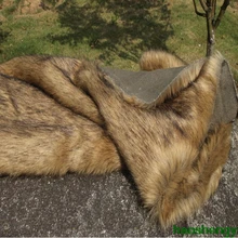 Плюшевый Лев шерсть имитация волка шерстяная ткань, воротник из искусственного меха ткань одежды