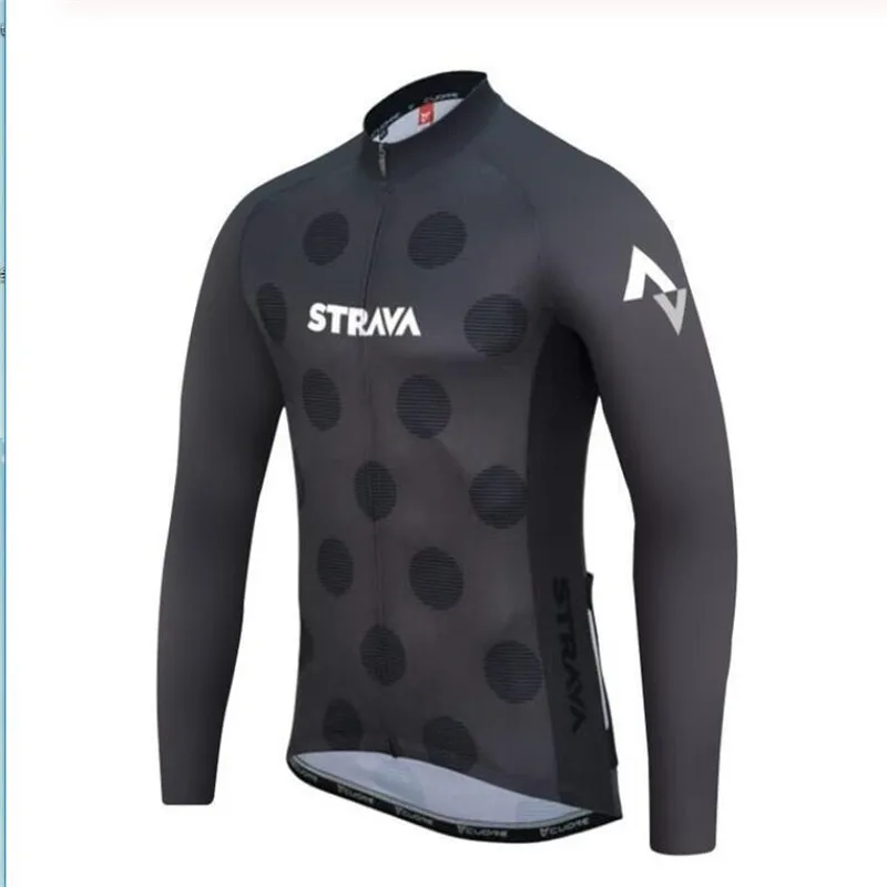 Shirts 9 Весна осень Мужская велосипедная футболка с длинным рукавом Pro Team STRAVA MTB горная дорога одежда для триатлона велосипедная одежда - Цвет: Shirts 9