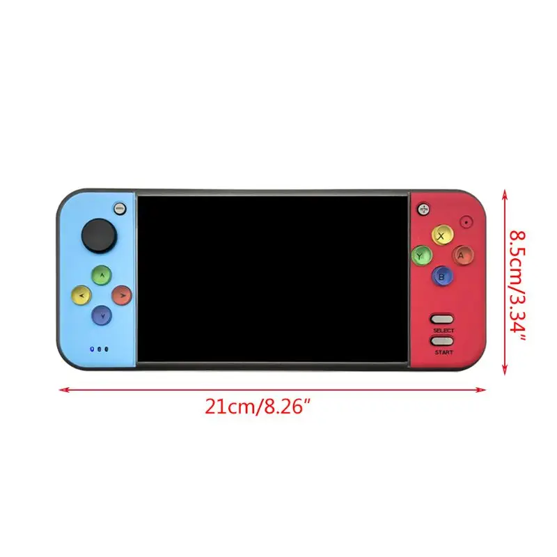 

Mini 5" Retro Game Console 360° Joystick Handheld Game Machine Host TV Output