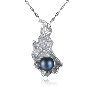 

S925 Pure Silver 8-8.5mm Pearl Women's Necklace