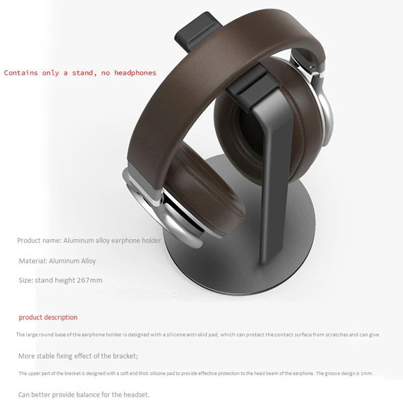 Headset Stand Headset Stand Aluminum Headphone Holder Headphone Display Rack Headphone Storage Rack