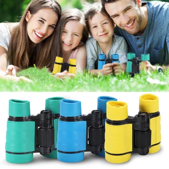 

4x30 Rubber + Glass Children Binoculars Telescope For Kids Outdoor Games Toys Compact New