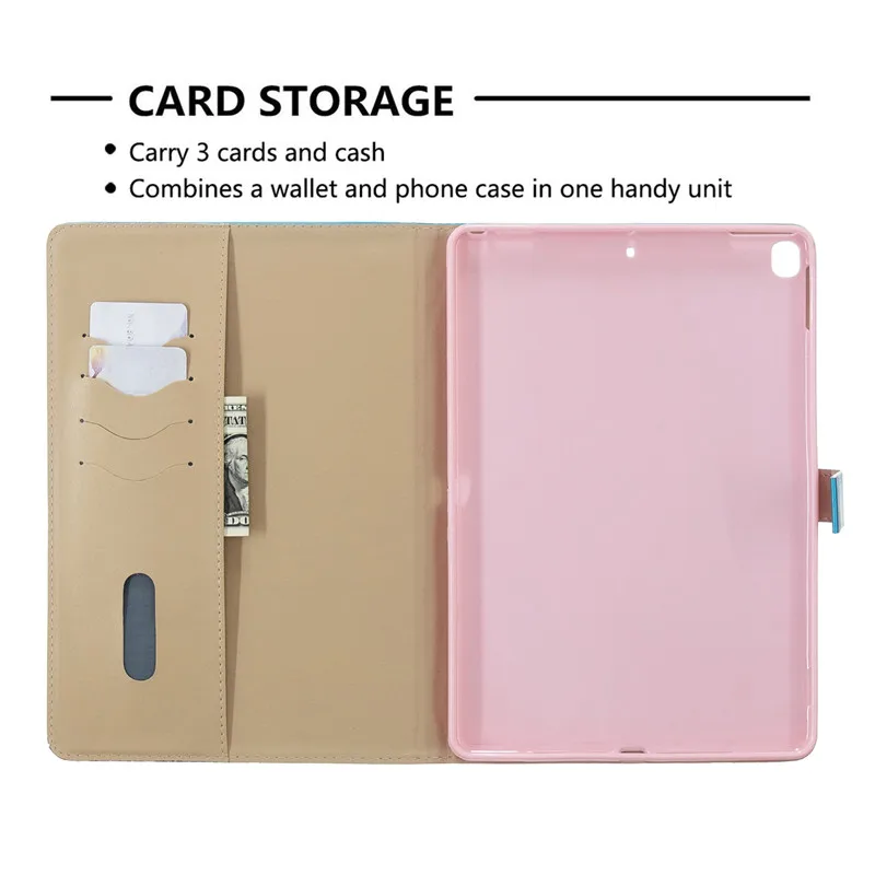 Чехол wekays для Coque iPad 10," кожаный чехол с рисунком льва для iPad 10,2 7го поколения A2200 A2198 A2232 чехол s