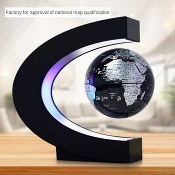 Magnetische Levitatie Drijvende Led World Map Globe C Vorm Licht Antigravity Magnetive Ball Xmas Verjaardagscadeau Woondecoratie