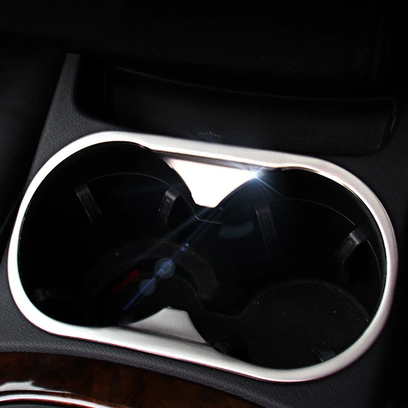 Для Audi Q5 B8 B9 2012- автомобильный Стайлинг Передняя чашка держатель для напитков Панель рамка крышка наклейка отделка интерьера аксессуары