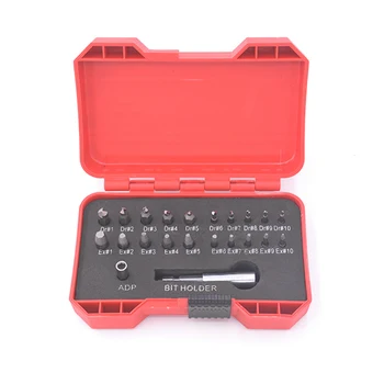 

22Pcs Damaged Stripped Screw Extractor Set for Stripping Broken Screw,HSS Broken Bolt Extractor Screw Remover Set With Magnetic
