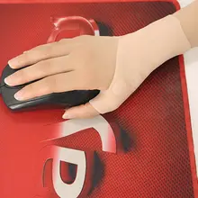 Силиконовые Магнитная терапия компрессионные перчатки Массаж запястья с отверстием для большого пальца высокое качество и абсолютно