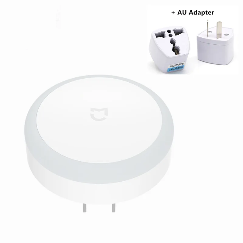 Add AU Adapter MI Mijia LED Night Light With Light-controlled Sensor Light Touch Switch For Bedroom Corridor Infrared Induction Night Lamp - Цвет корпуса: Add AU Adapter