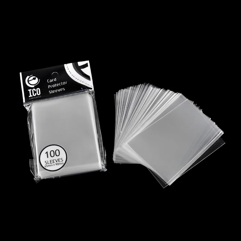 

65*90mm Card Protector Magic Killers of Three Kingdom Football Star Card Transparent Unsealed Game Sleeves Board Cards