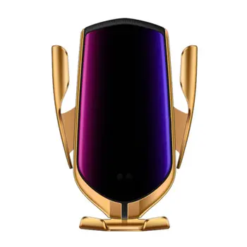 

R1 With GPS function Infrared Induction 10W Car Wireless Charger For iPhone And Android And Type-C