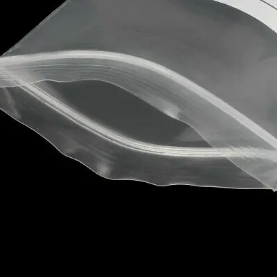 200 шт пластиковые пакеты с замком-молнией, записываемые, многоразовые, прозрачные, " X 3,5" 8 MIL