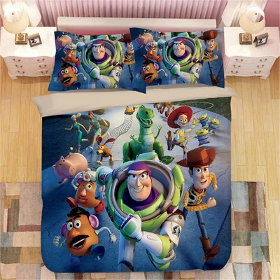 Disney Toy Story bedding set double size duvet cover set Children home decor twin queen king size b